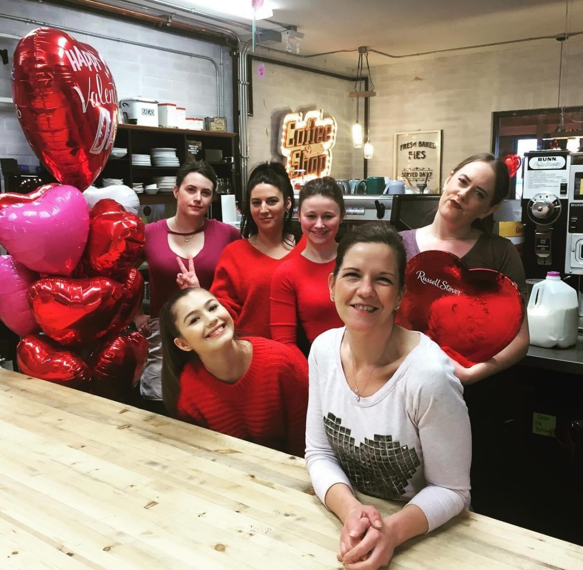 Laura and her Team Picture